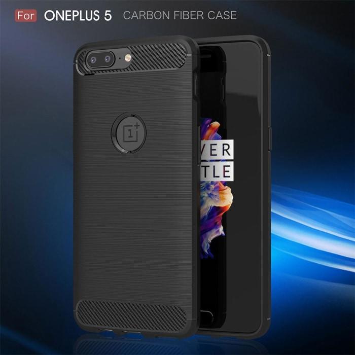Oneplus 5 Carbon Wire Drawing Cover Anti-Knock Shock Proof