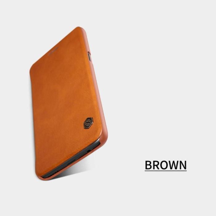 Oneplus 5 Original Nillkin Branded Smart Leather Flip Case / Brown