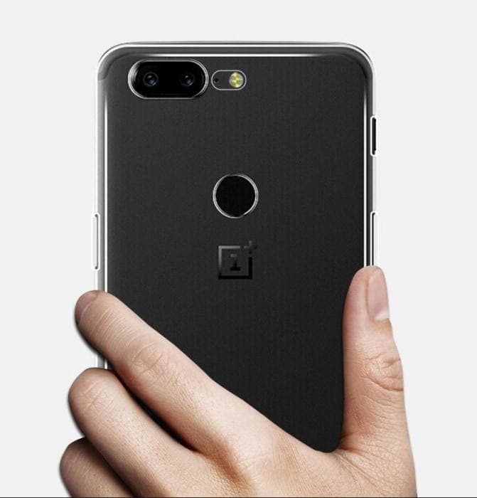 Oneplus 5T Mofi Branded 100% Transparent Soft Cover+Back Skin