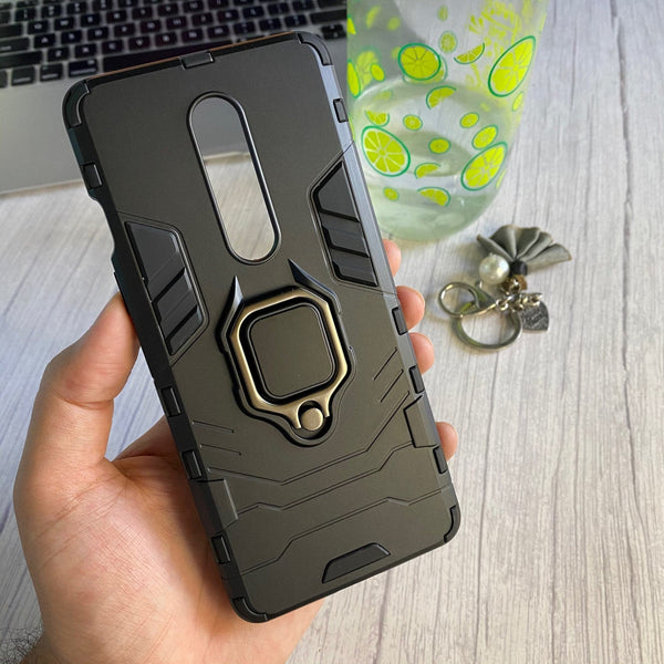 OnePlus 8 Upgraded Ironman With Holding Ring and KickStand Hybrid Shock Proof Case