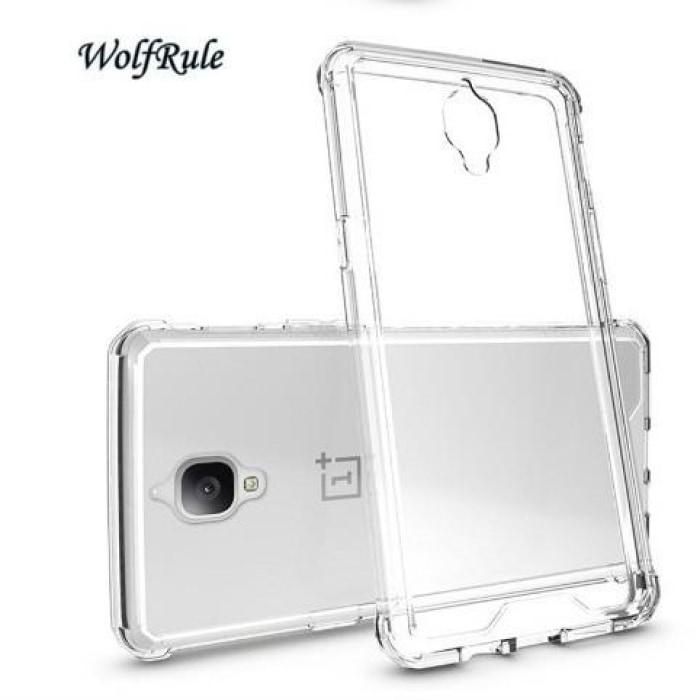 Oneplus3/3T Hybrid Shockproof Case ( Dual Protection) Transparent