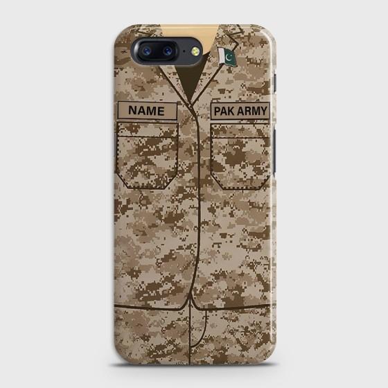 OnePlus 5 Army shirt with Custom Name Case