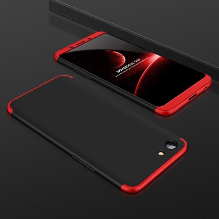 Oppo All Gkk Branded 3 In 1 Cases Hybrid Case Oppo A83 / Red+Black