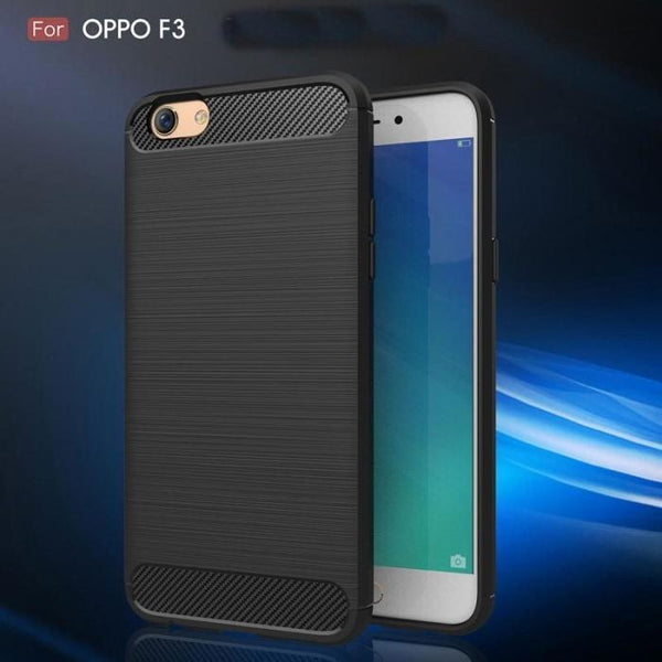 Oppo Carbon Wiredrawing Shock Proof Case