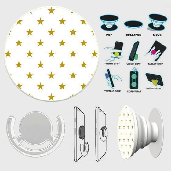 Tiny Golden Stars Pop Sockets