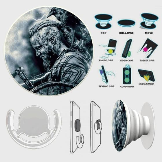 Viking Ragnar Pop Sockets