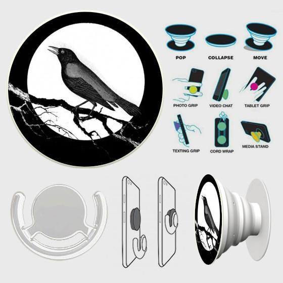 Rendering Black Bird PopSocket