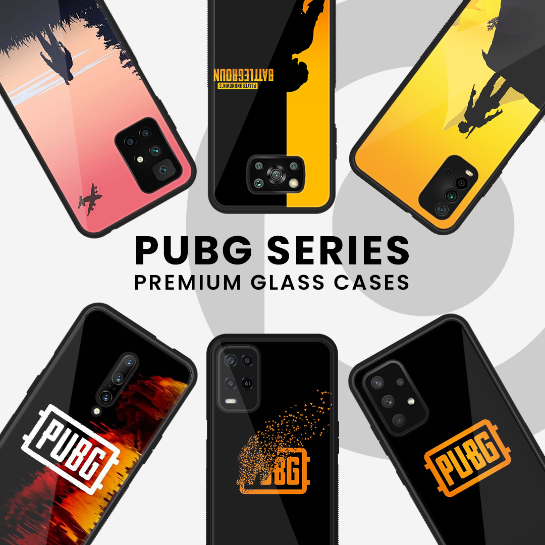 PUBG Series Premium Glass Phone Case All Models