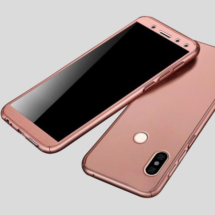 Redmi Note 5 (Pro) 360 Degree Full Protection Front+Back+Free Glass / Gold