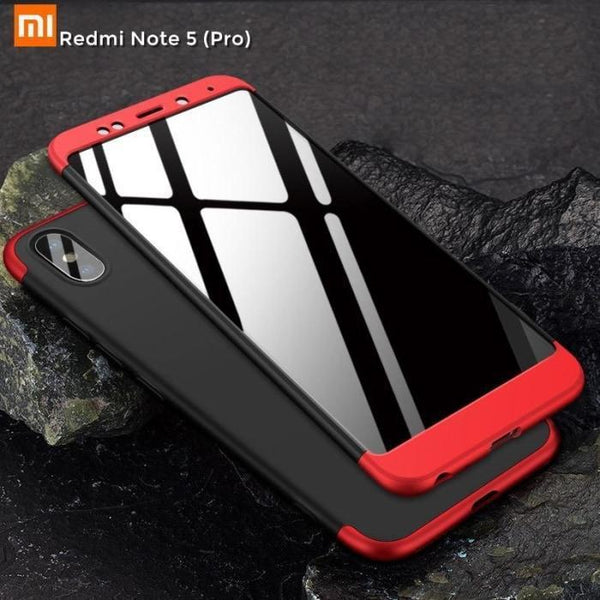 Redmi Note 5 (Pro) Gkk Branded 3 In 1 Hybrid Case