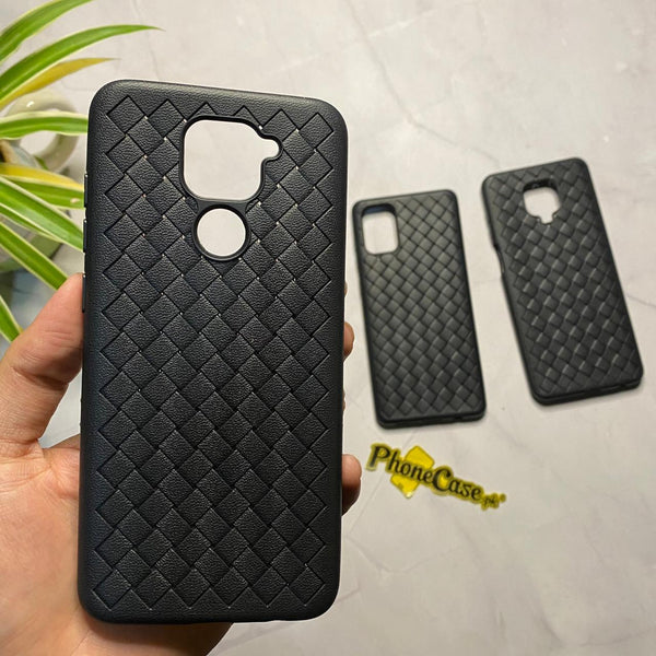 Leather Feel Mesh Shock Proof Case For All Redmi Model