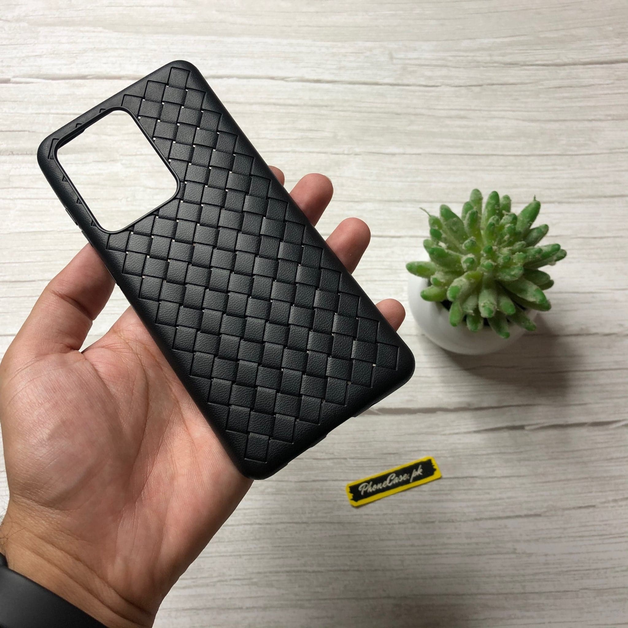 Leather Feel Mesh Shock Proof Case For All Samsung Models
