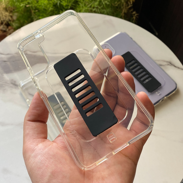 Galaxy S22 Plus Ultra clear holding Band Case