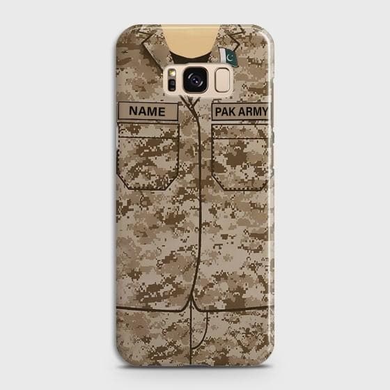 Samsung Galaxy S8 Plus Army shirt with Custom Name Case