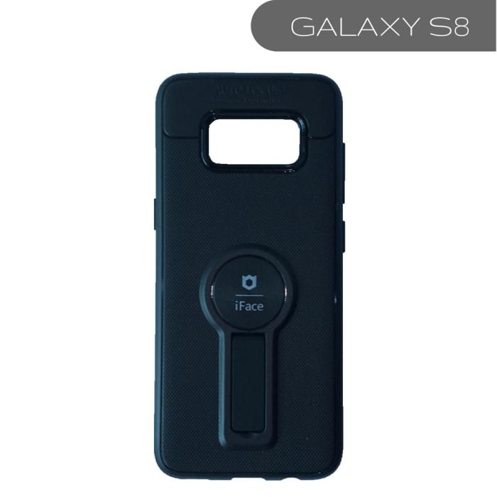 Samasung Galaxy Iface Branded Shock Proof Case With Kickstand S8 / Black