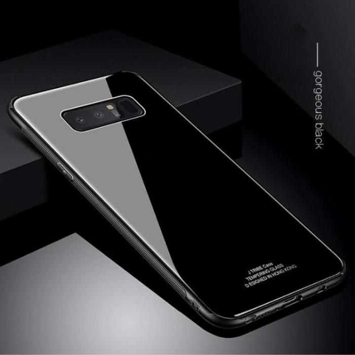 Samsung Branded 100% Tempered Glass Back Cover Galaxy Note 8 / Black