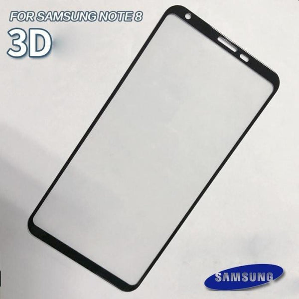 Samsung Branded 3D Glass Edge To Tempered Sumsung Note 8 / Black