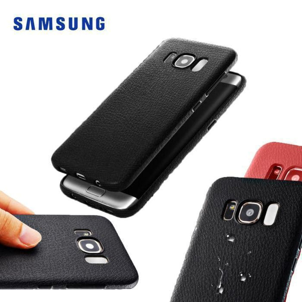 Soft Tpu Leather Case For Samsung Galaxy S8 & S8Plus