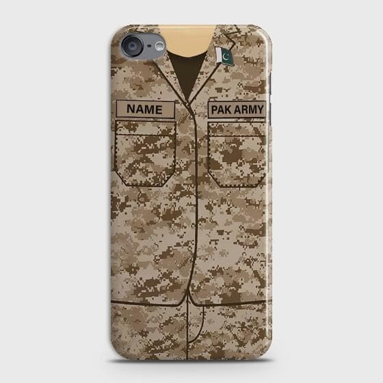 iPod Touch 6 Army shirt with Custom Name Case