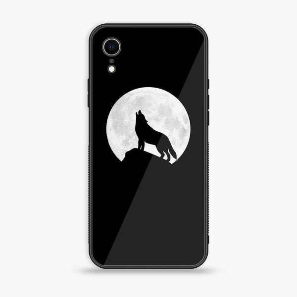 iPhone XR - Wolf Design 3 - Premium Printed Glass soft Bumper shock Proof Case CS-20120