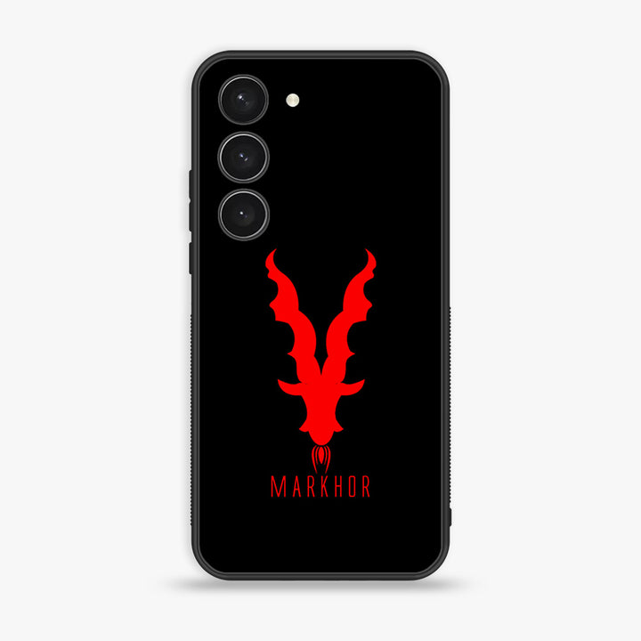 Samsung Galaxy S23 - Markhor Design 10  - Premium Metal Printed soft Bumper shock Proof Case