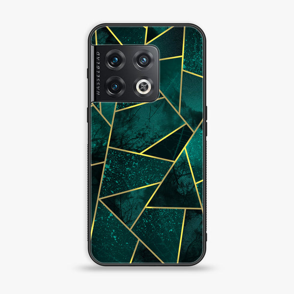 OnePlus 10 Pro - Geometric Marble Design 9 - Premium Printed Glass soft Bumper shock Proof Case CS-20665