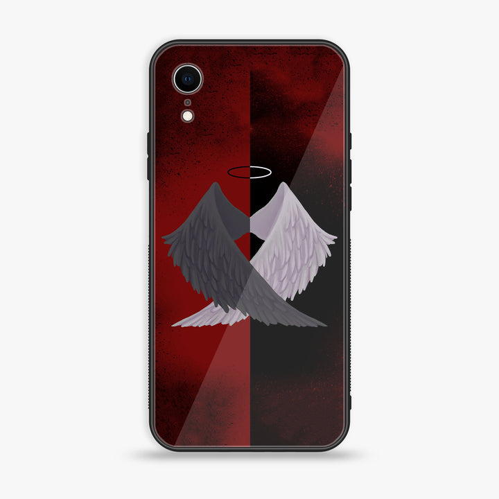 iPhone XR - Angel Wings 2.0 Design 7 - Premium Metal Printed soft Bumper shock Proof Case CS-9059