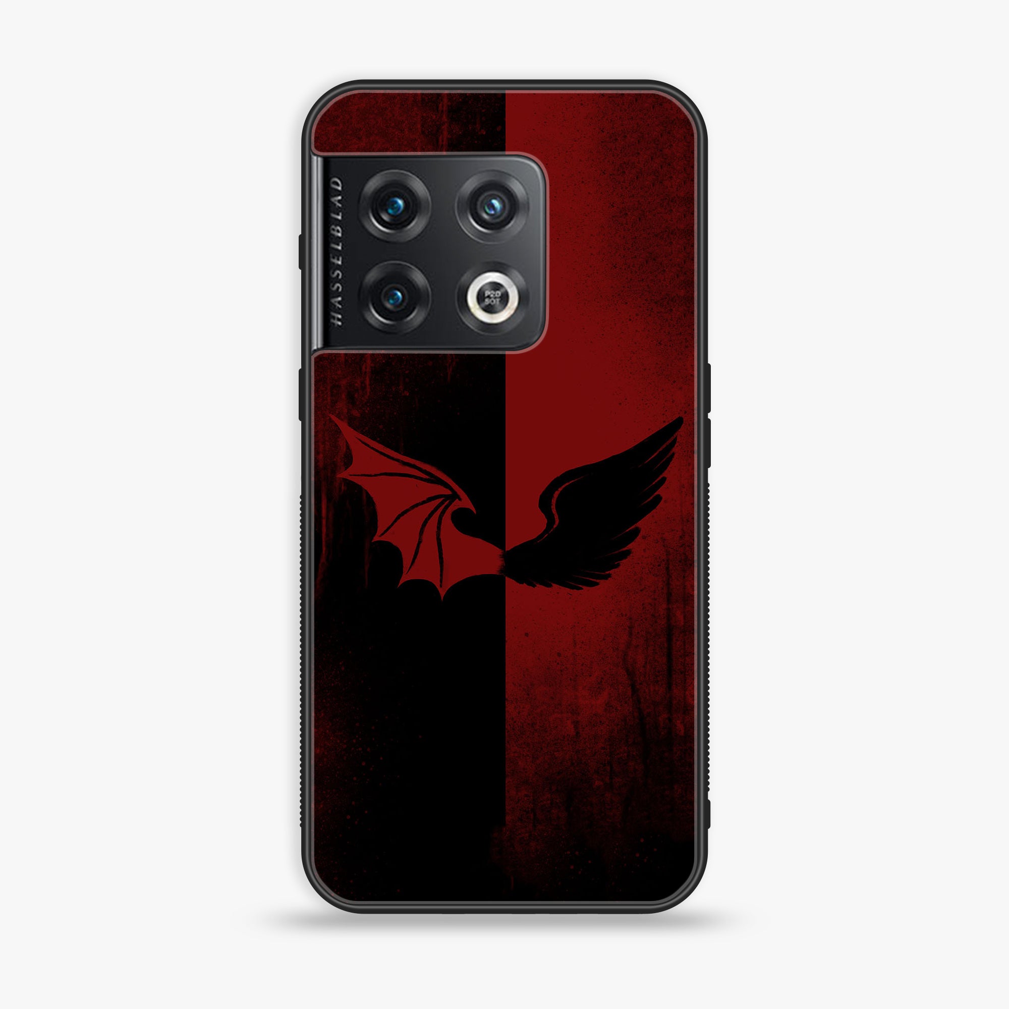 OnePlus 10 Pro -Angel Wings 2.0 Series - Premium Printed Glass soft Bumper shock Proof Case