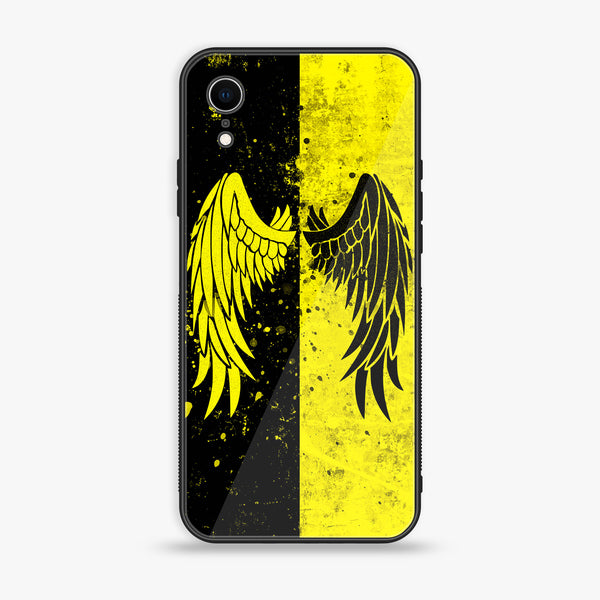 iPhone XR - Angel Wings 2.0 Design 1 - Premium Metal Printed soft Bumper shock Proof Case CS-8970 CS-17334 CS-26086
