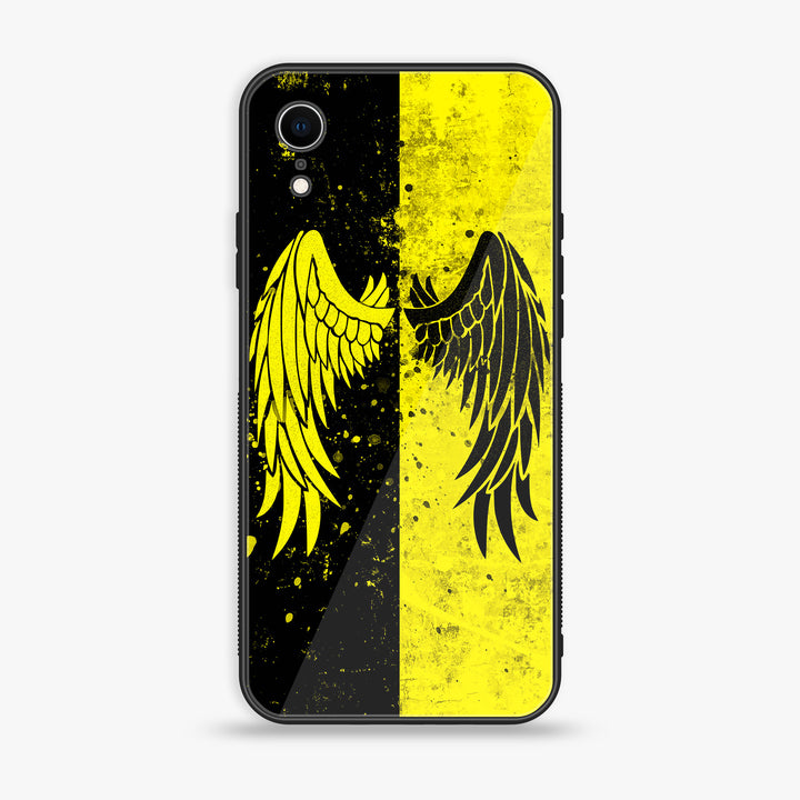 iPhone XR - Angel Wings 2.0 Design 1 - Premium Metal Printed soft Bumper shock Proof Case CS-8970 CS-17334 CS-26086 CS-37798