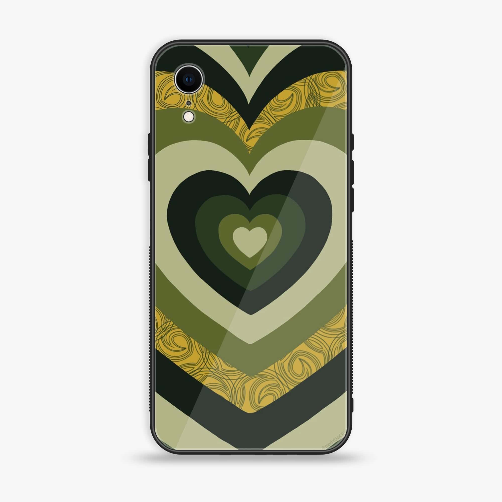 iPhone XR - Heart Beat Series 2.0 - Premium Printed Glass soft Bumper shock Proof Case