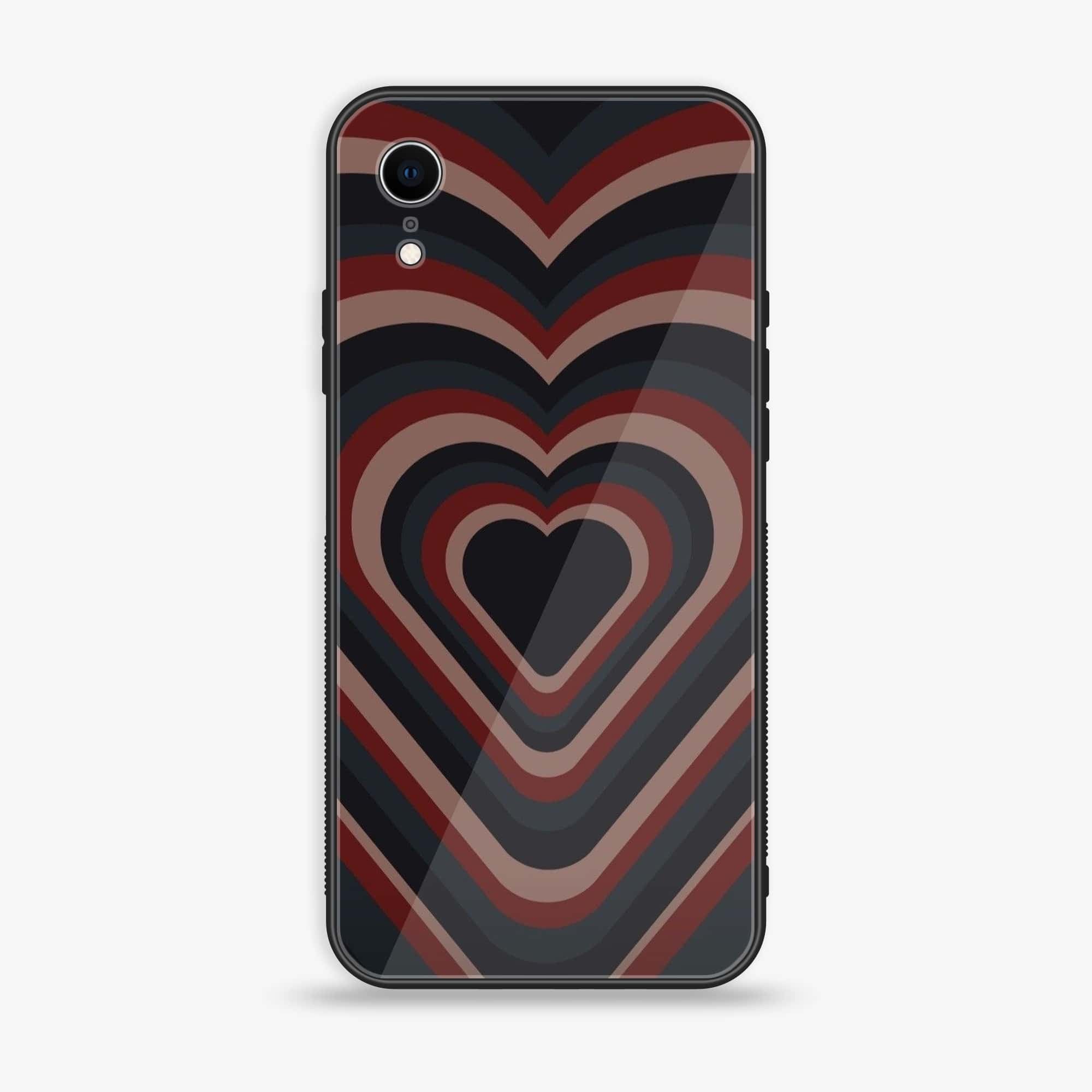 iPhone XR - Heart Beat Series 2.0 - Premium Printed Glass soft Bumper shock Proof Case