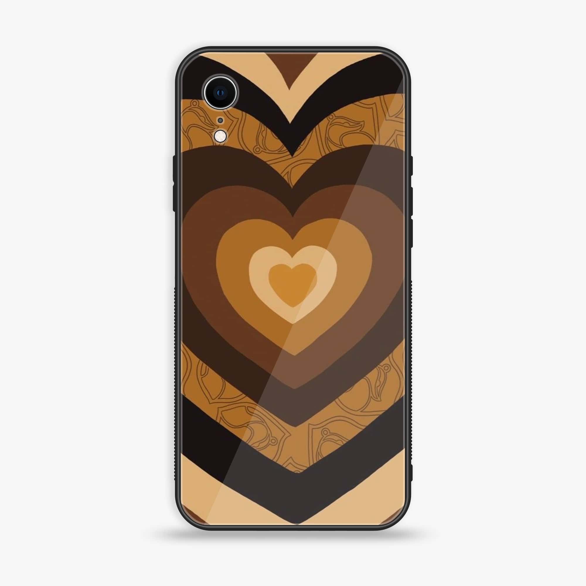 iPhone XR - Heart Beat Series 2.0 - Premium Printed Glass soft Bumper shock Proof Case