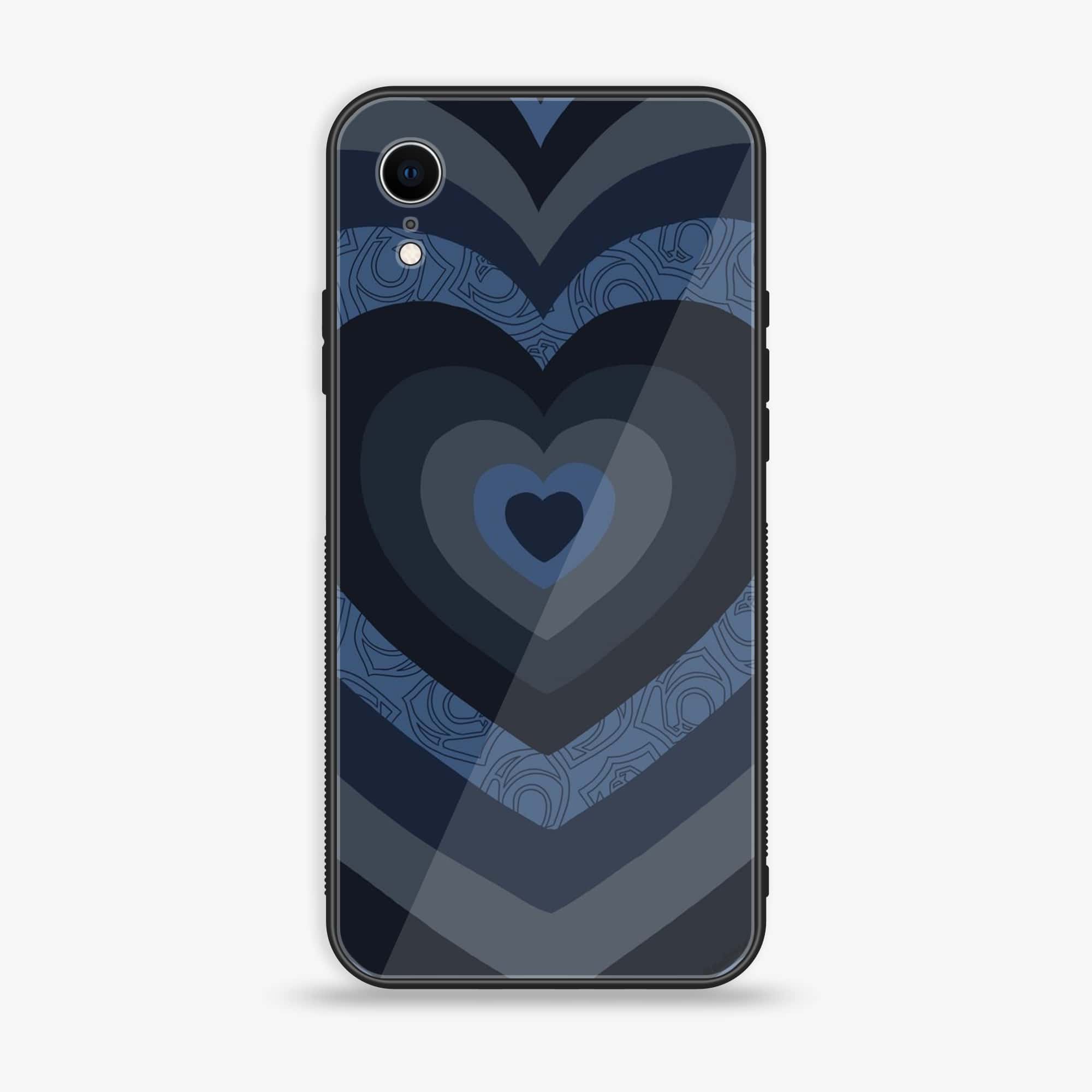 iPhone XR - Heart Beat Series 2.0 - Premium Printed Glass soft Bumper shock Proof Case