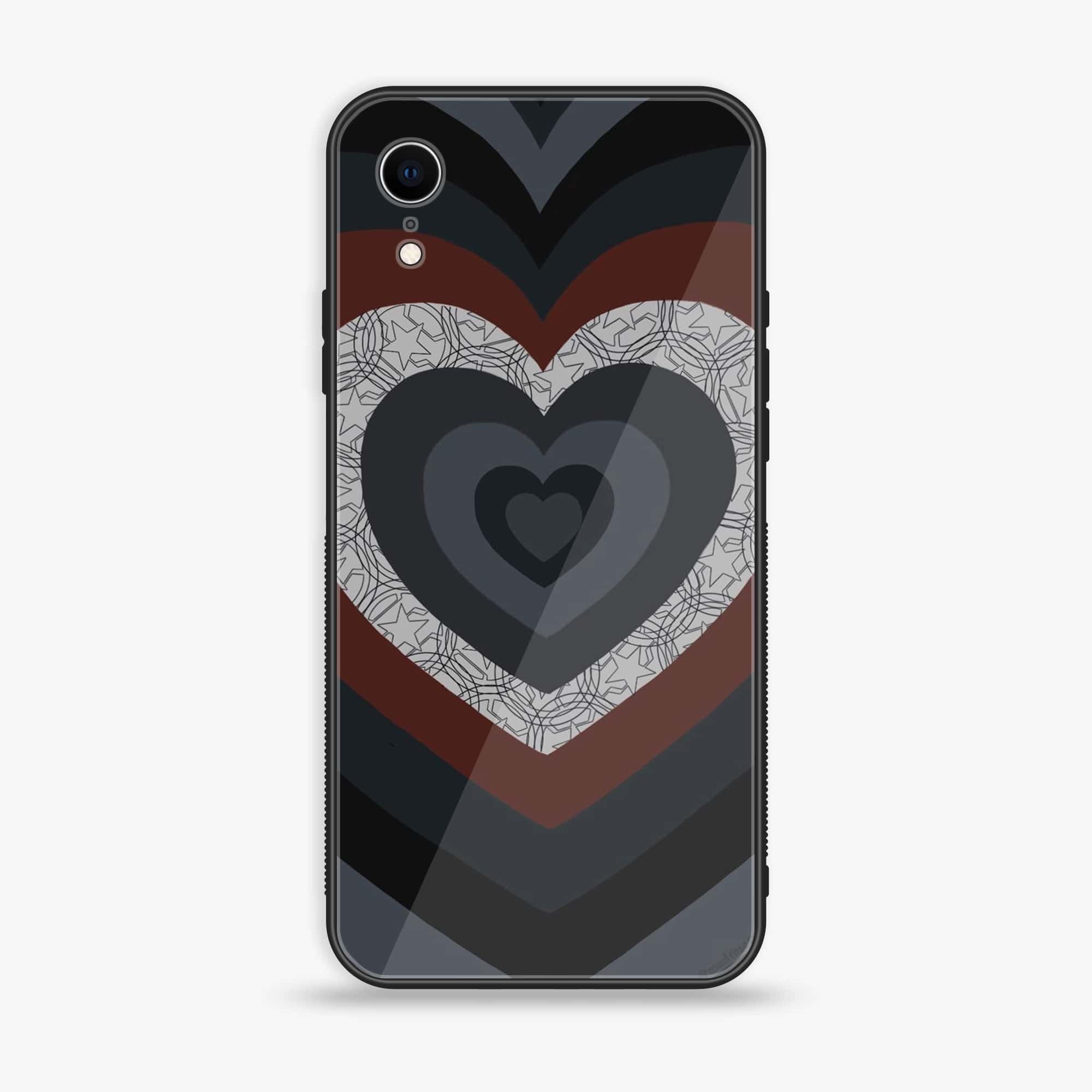 iPhone XR - Heart Beat Series 2.0 - Premium Printed Glass soft Bumper shock Proof Case