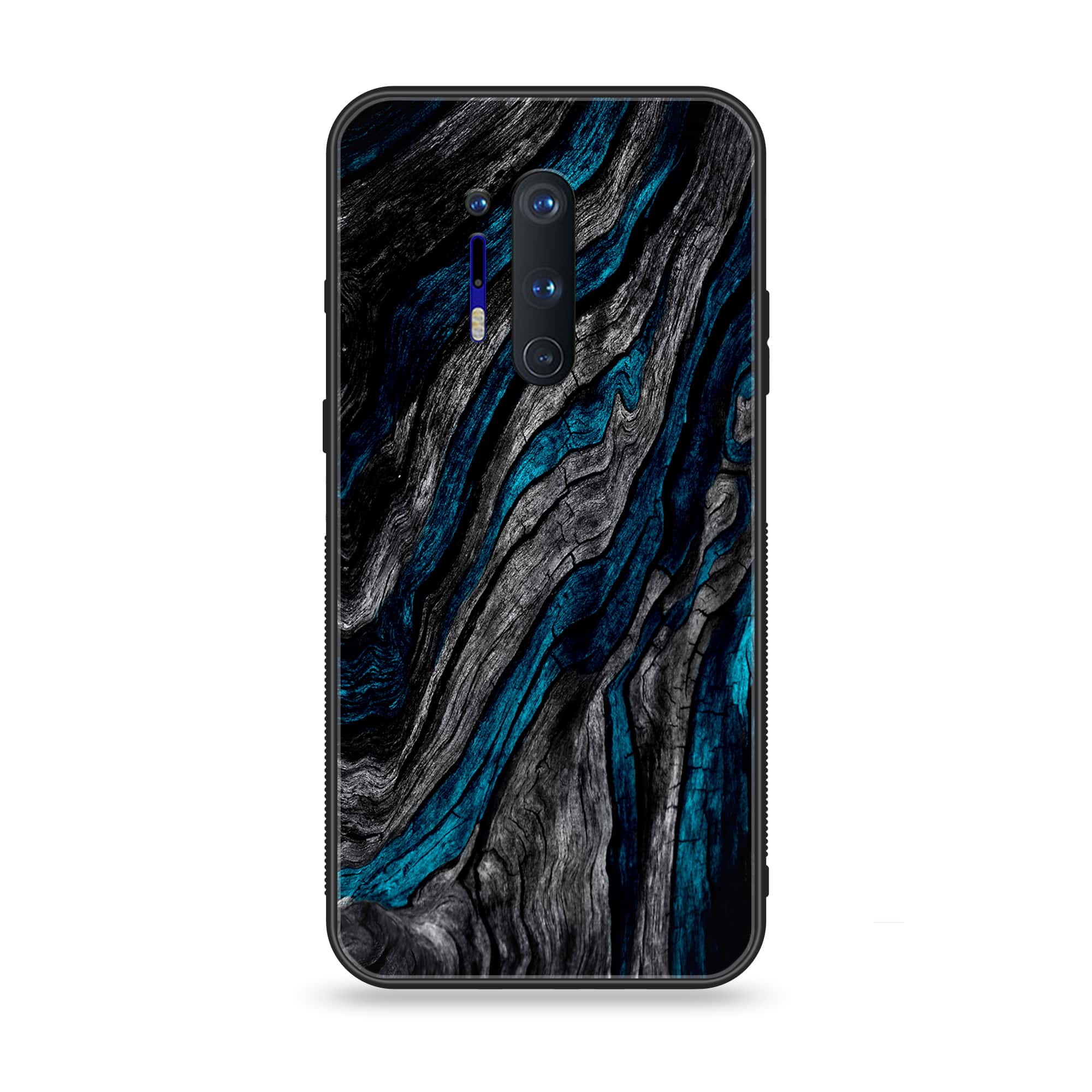 OnePlus 8 Pro - Liquid Marble Series - Premium Printed Glass soft Bumper shock Proof Case