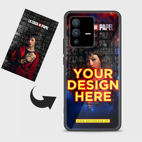 Vivo V23 5G  Customize your own Premium Metal Printed soft Bumper shock Proof Case