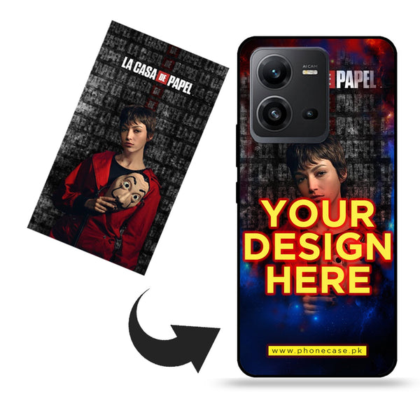 Vivo V25e - Customize your own - Premium Metal Printed soft Bumper shock Proof Case