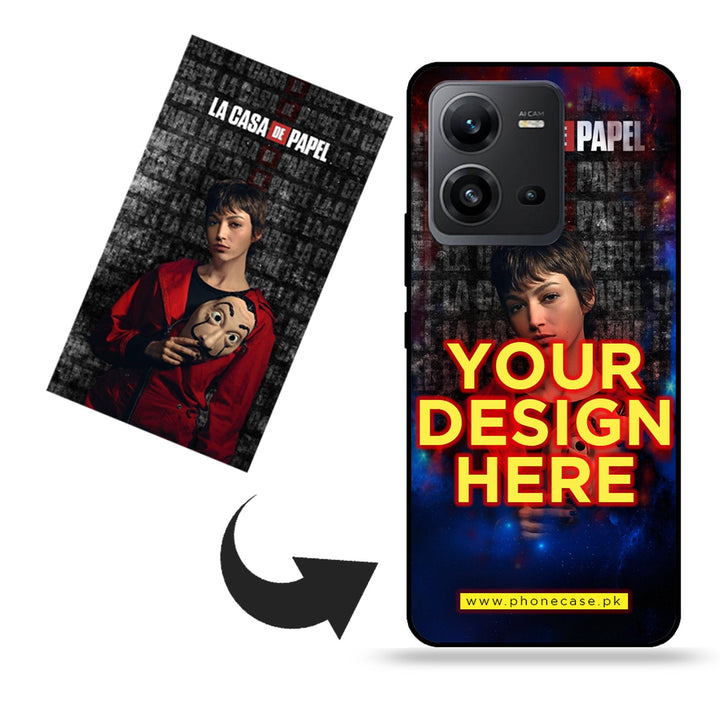 Vivo V25e - Customize your own - Premium Metal Printed soft Bumper shock Proof Case
