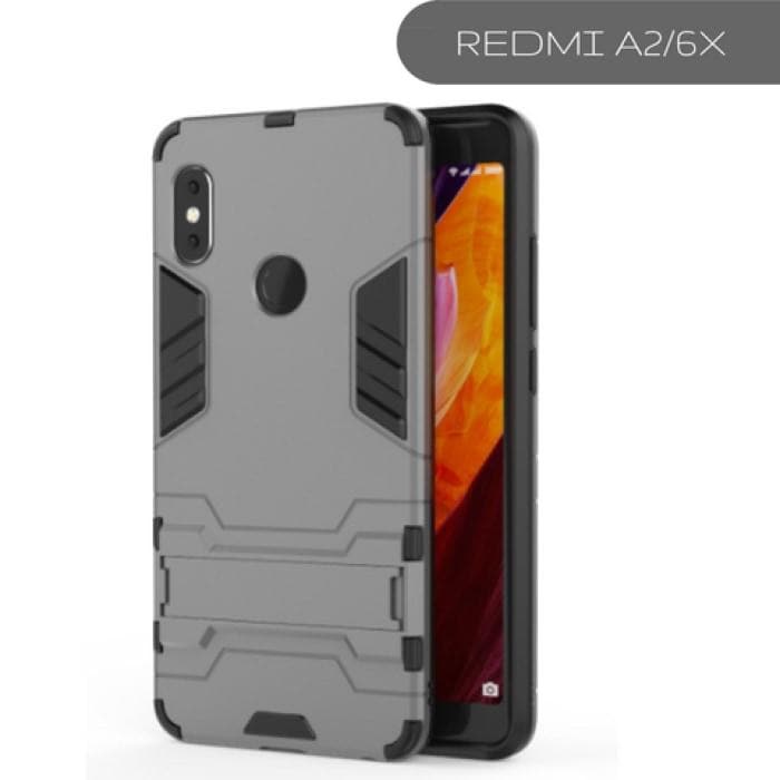 Xiaomi Mi Hybrid Tpu+Pc Iron Man Case & Cover With Kickstand