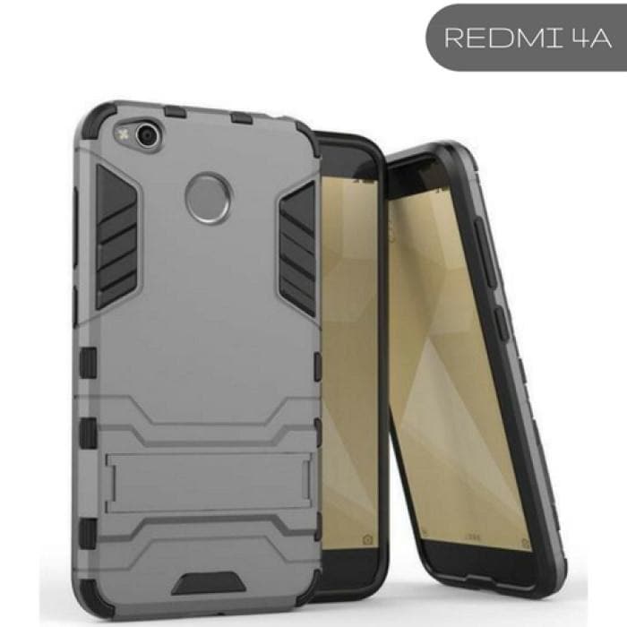 Xiaomi Mi Hybrid Tpu+Pc Iron Man Case & Cover With Kickstand Redmi 4A
