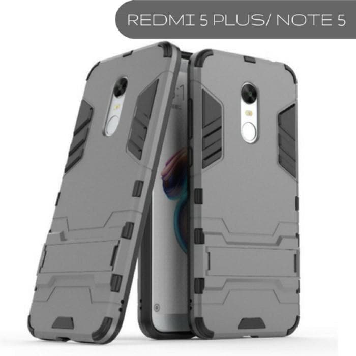 Xiaomi Mi Hybrid Tpu+Pc Iron Man Case & Cover With Kickstand Redmi 5 Plus/note