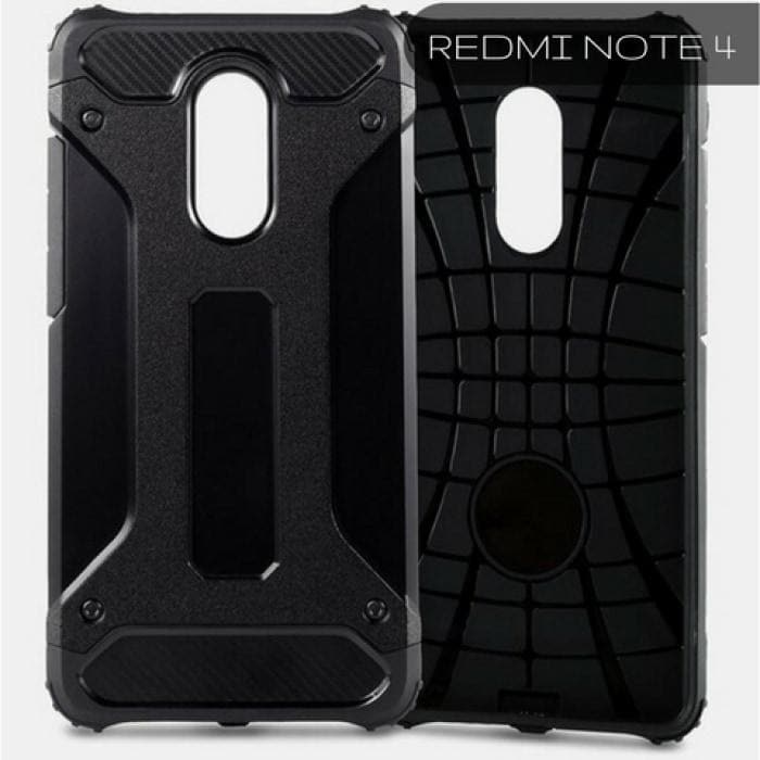 Xiaomi Mi Super Armor Back Cover Full Protection Redmi Note 4 / Black