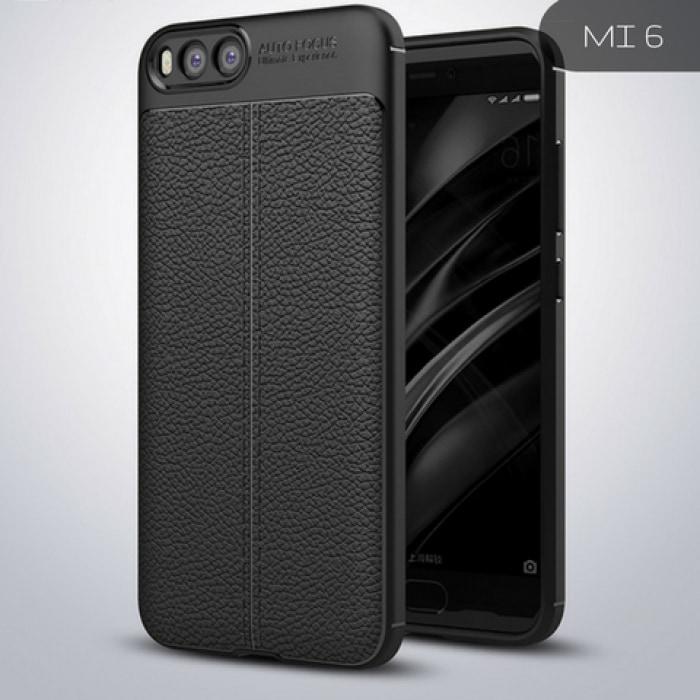 Xiaomi Redmi Carbon Leather Protective Tpu Case Mi 6 / Black