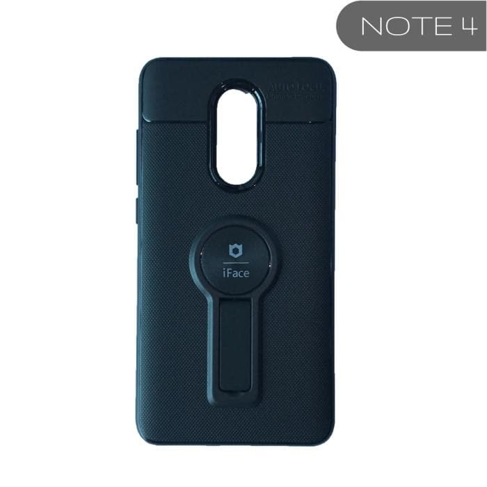 Xiaomi Redmi Iface Branded Shock Proof Case With Kickstand Note 4 / Black