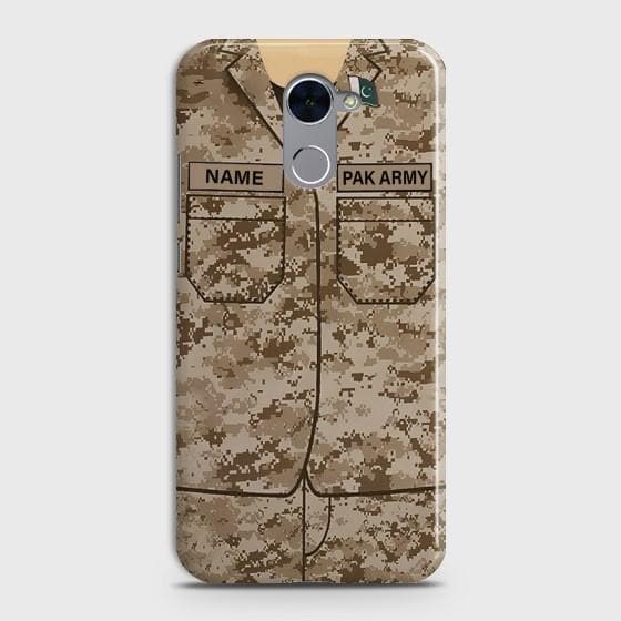 Huawei Y7 Prime (2017) Army shirt with Custom Name Case