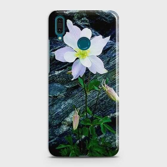Huawei Y9 2019 White Flower Phone Case