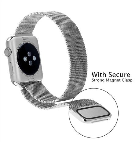 Milanese Loop Bracelet Stainless Steel Strap For Apple Watch 7/6/5/4/3 Series